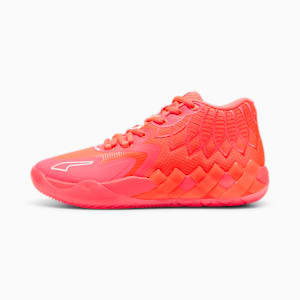 PUMA x LAMELO BALL MB.01 "Breast Cancer Awareness" Basketball Shoes, Pink Alert, extralarge
